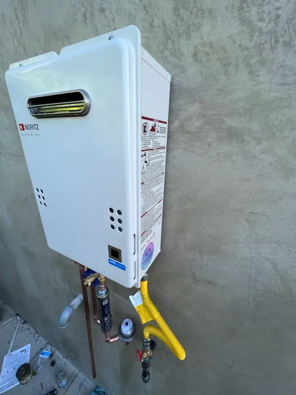 Tankless water heater installation for Fish Hawk homes
